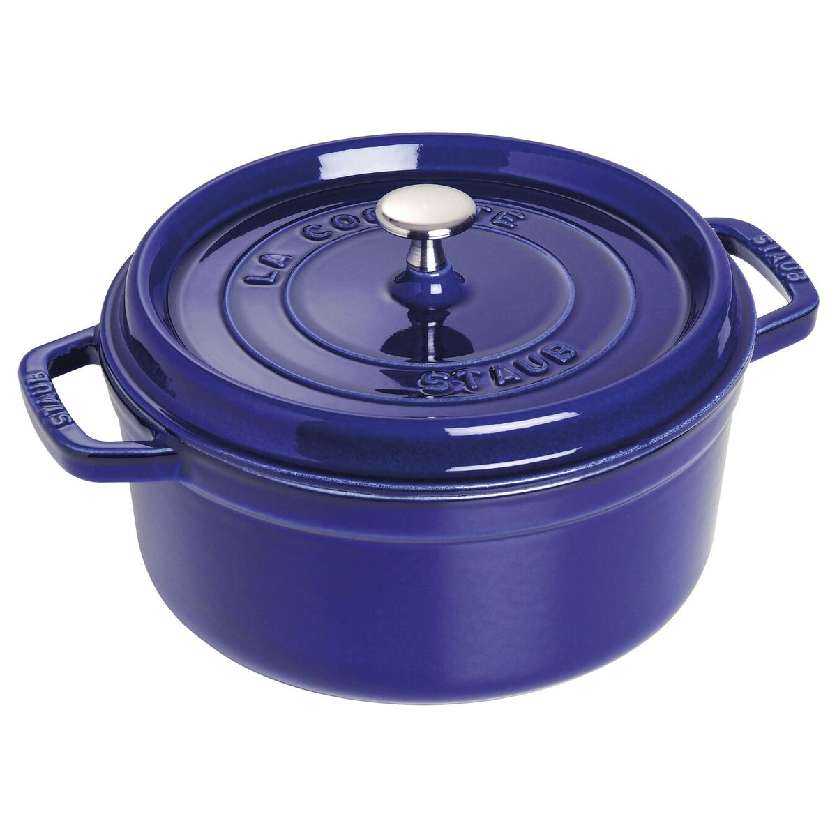 Cocotte Fonte Ronde Bleu Intense - Staub