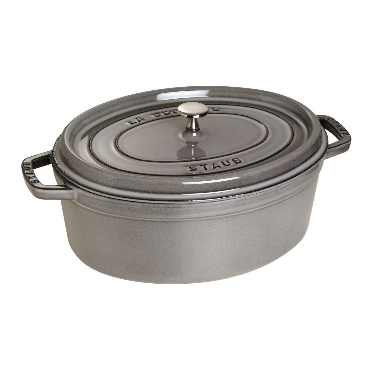 Cocotte Fonte Ovale Gris Graphite - Staub