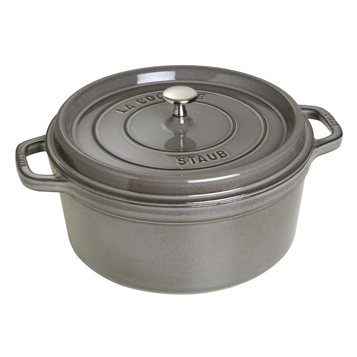 Cocotte Fonte Ronde Gris Graphite - Staub