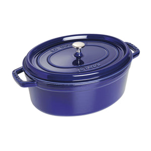 Cocotte Fonte Ovale Bleu Intense - Staub