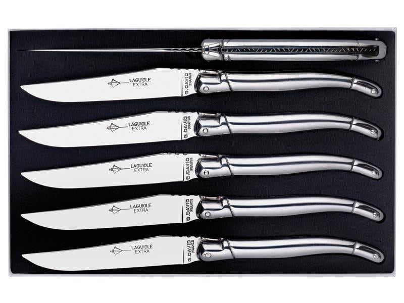 Coffret 6 Couteaux de Table - Laguiole G. DAVID
